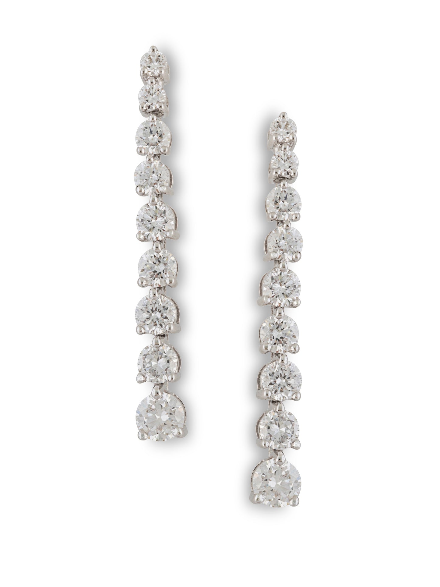 Timeless Prong Set Drop Earrings
