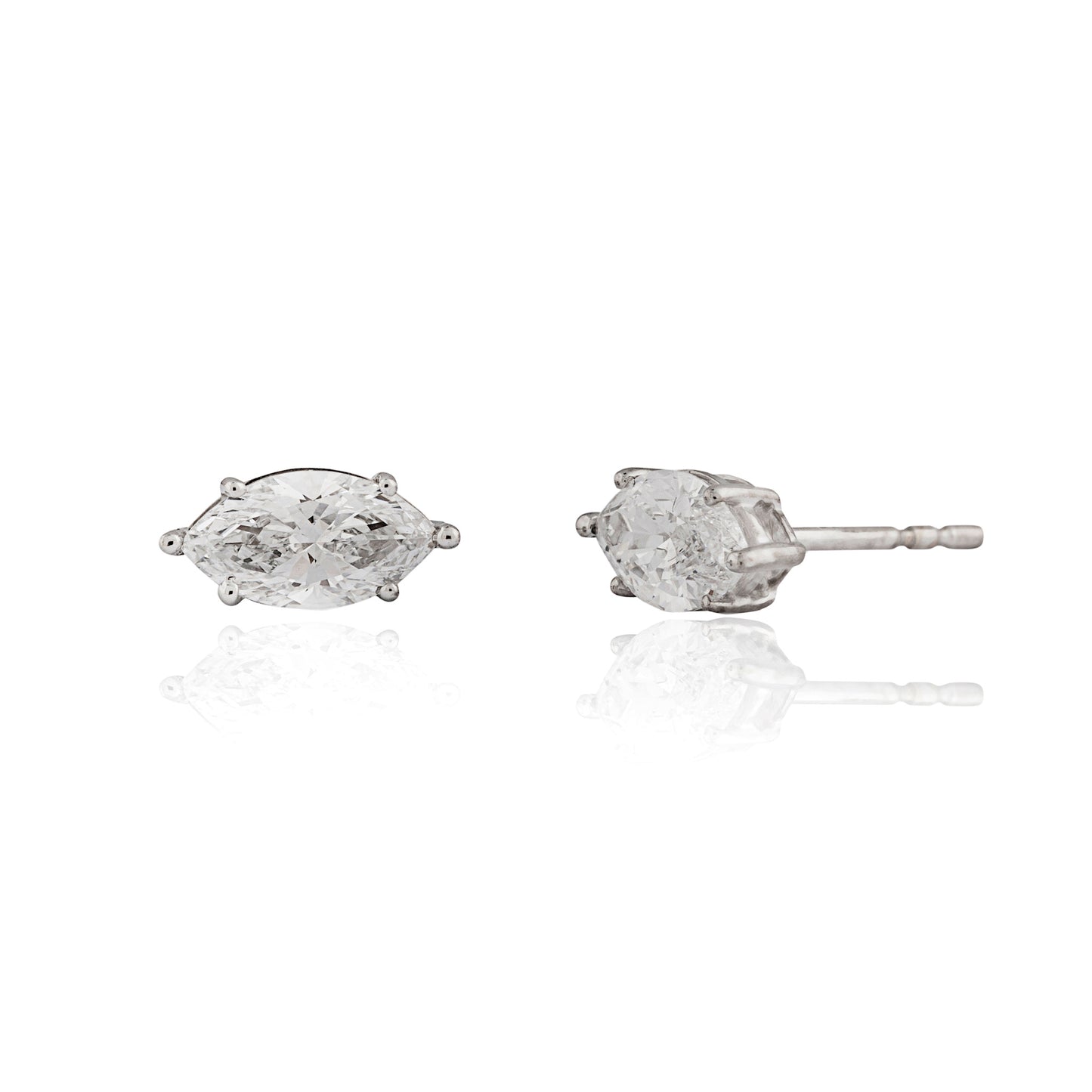 Timeless Marquise Stud Earrings - Lab Editions