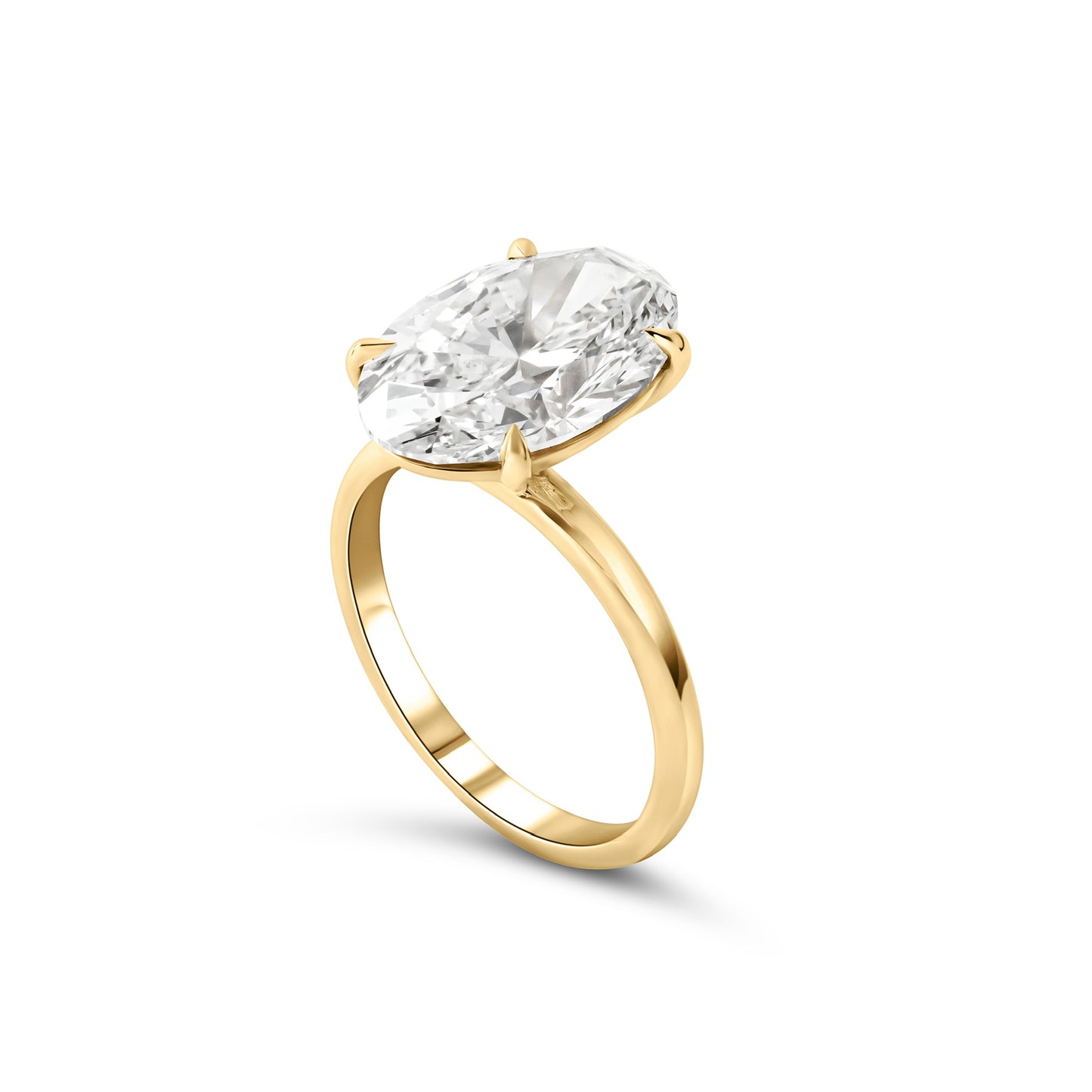 Oval Solitaire Ring