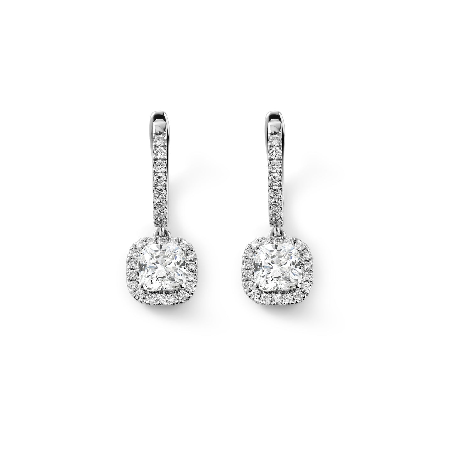 Timeless Cushion Drop Earrings