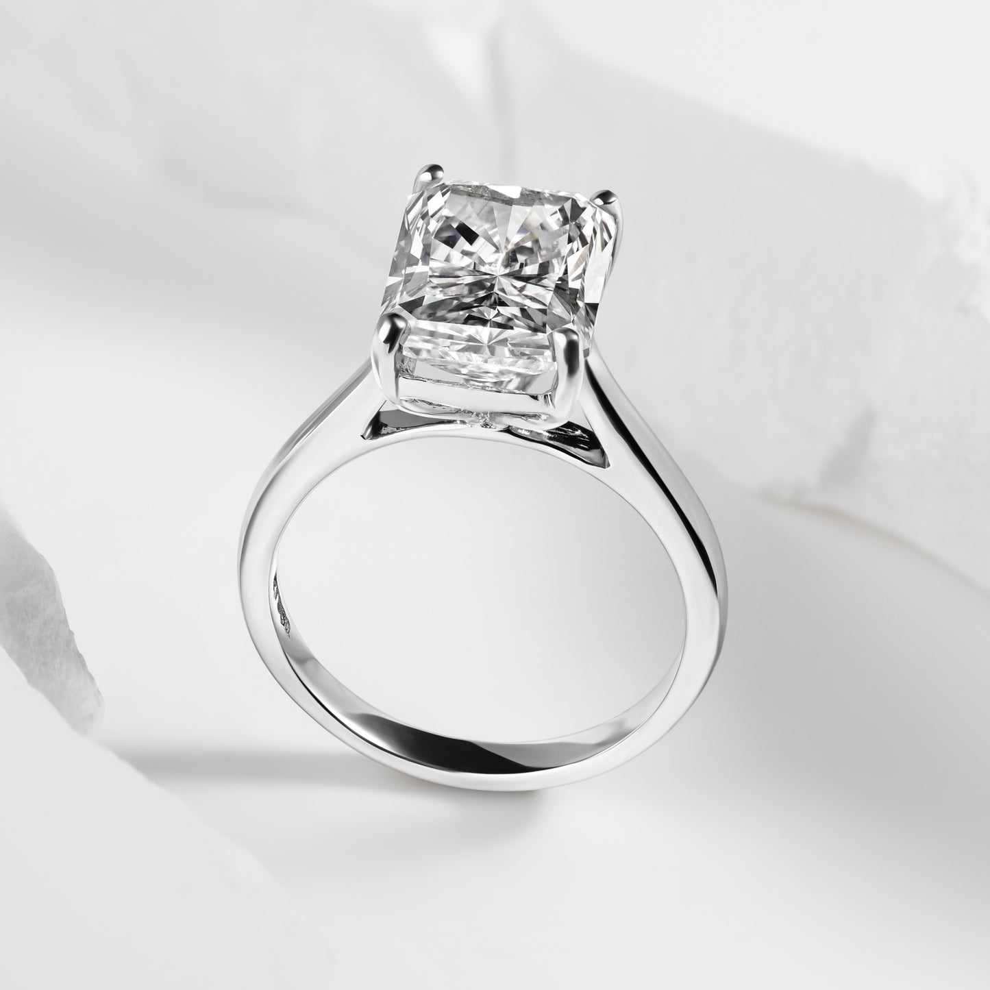 radiant diamond ring