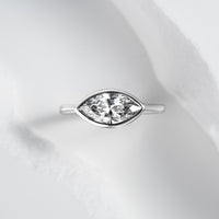 Timeless Marquise Solitaire Bezel Set