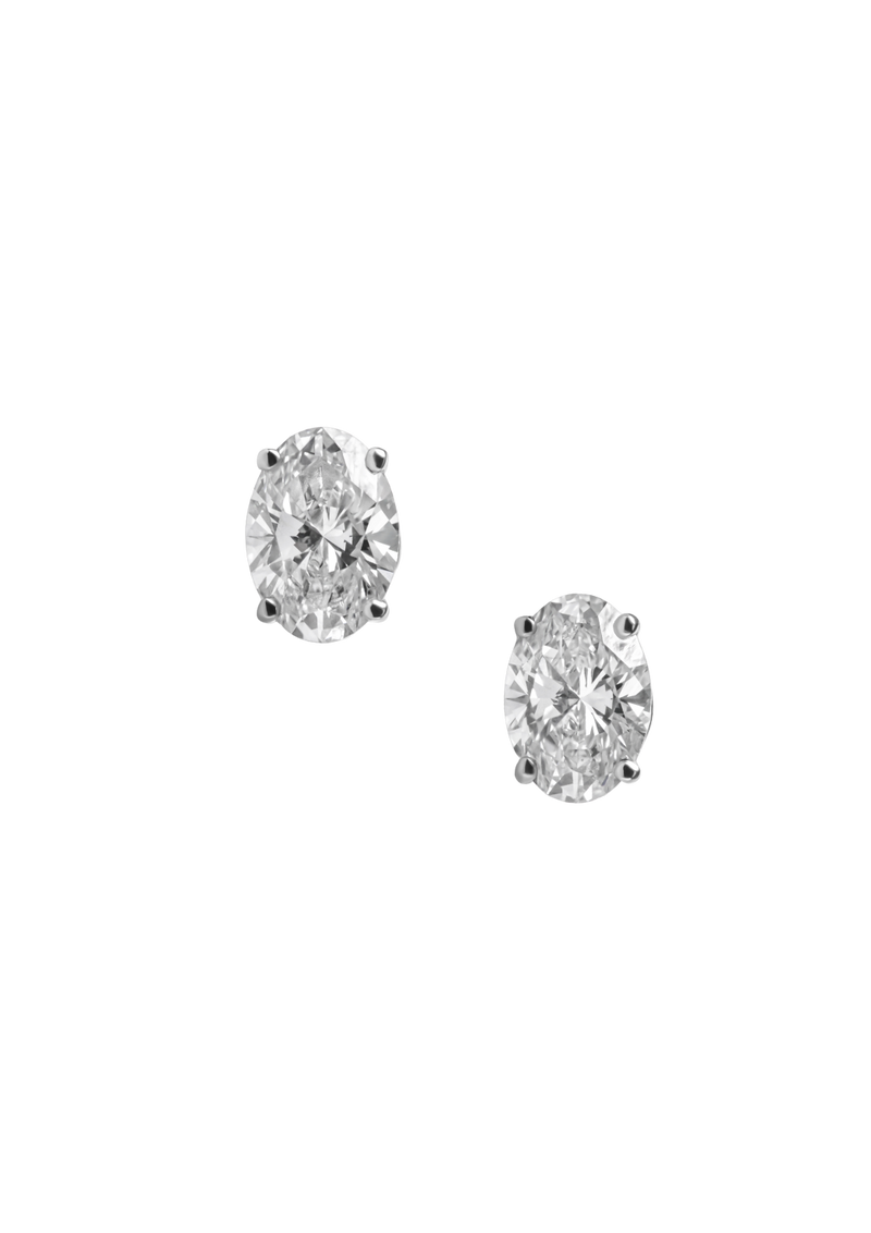 Oval Earring Studs