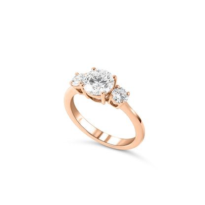 Trilogy Round Brilliant Ring