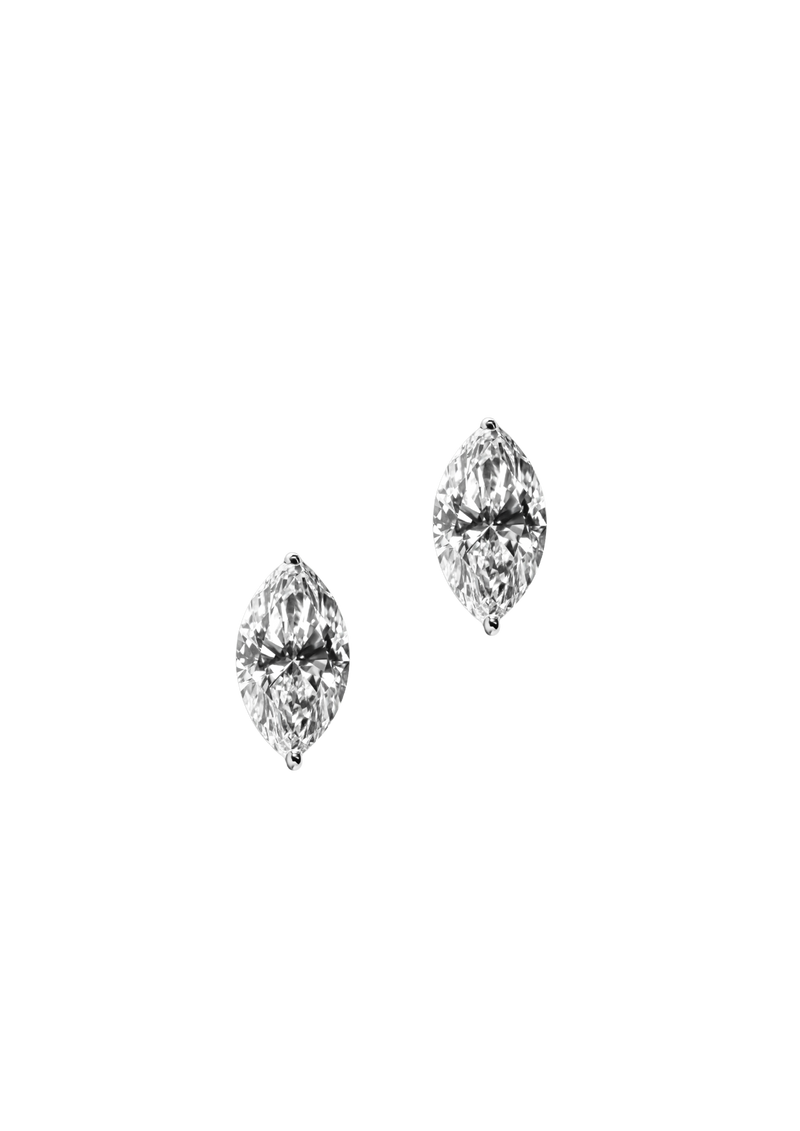 Marquise Diamond Stud Earrings