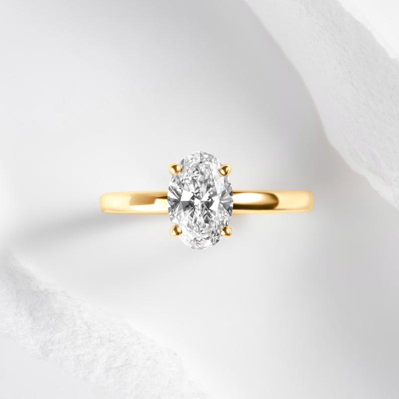 Timeless Oval Solitaire