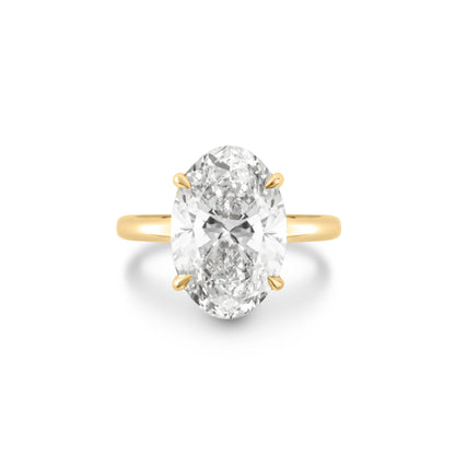 Oval Solitaire Ring