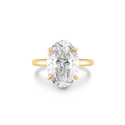 Oval Solitaire Ring