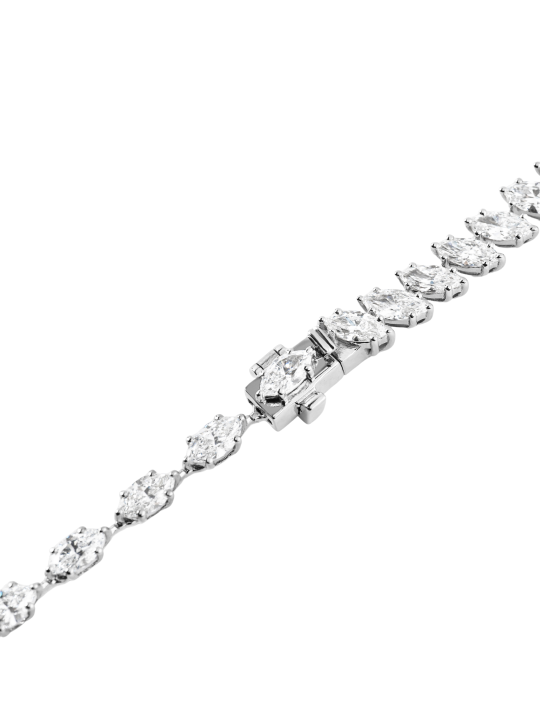 Emberleaf Pear and Marquise Necklace
