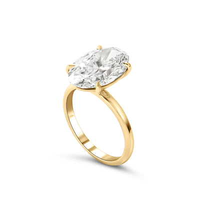 Oval Solitaire Ring