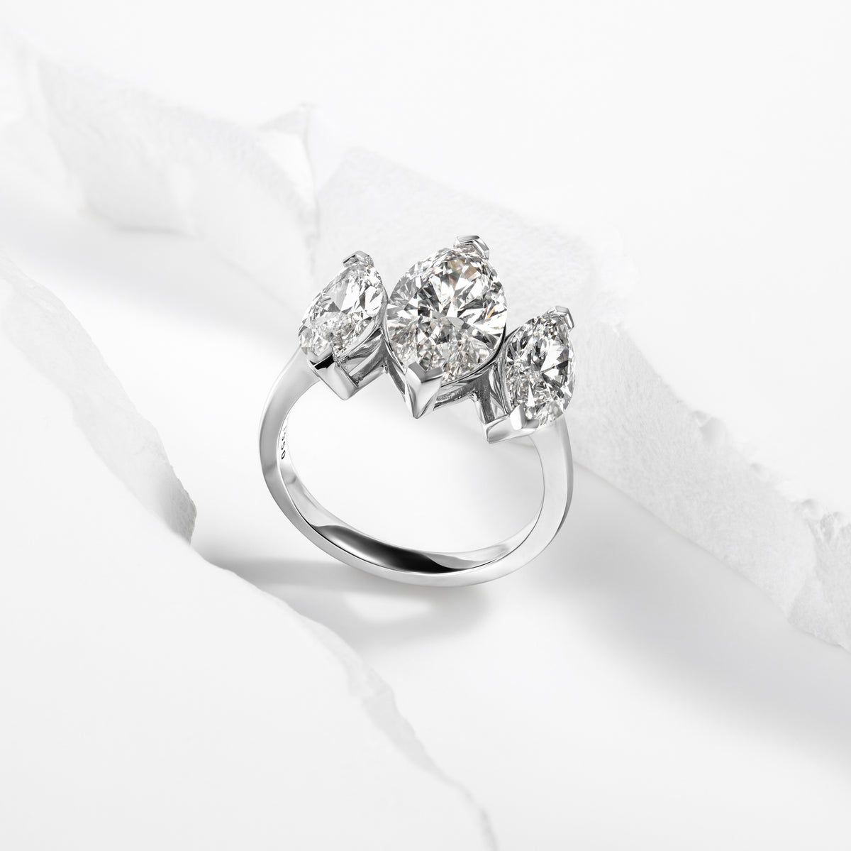 Trilogy Marquise Diamond Ring