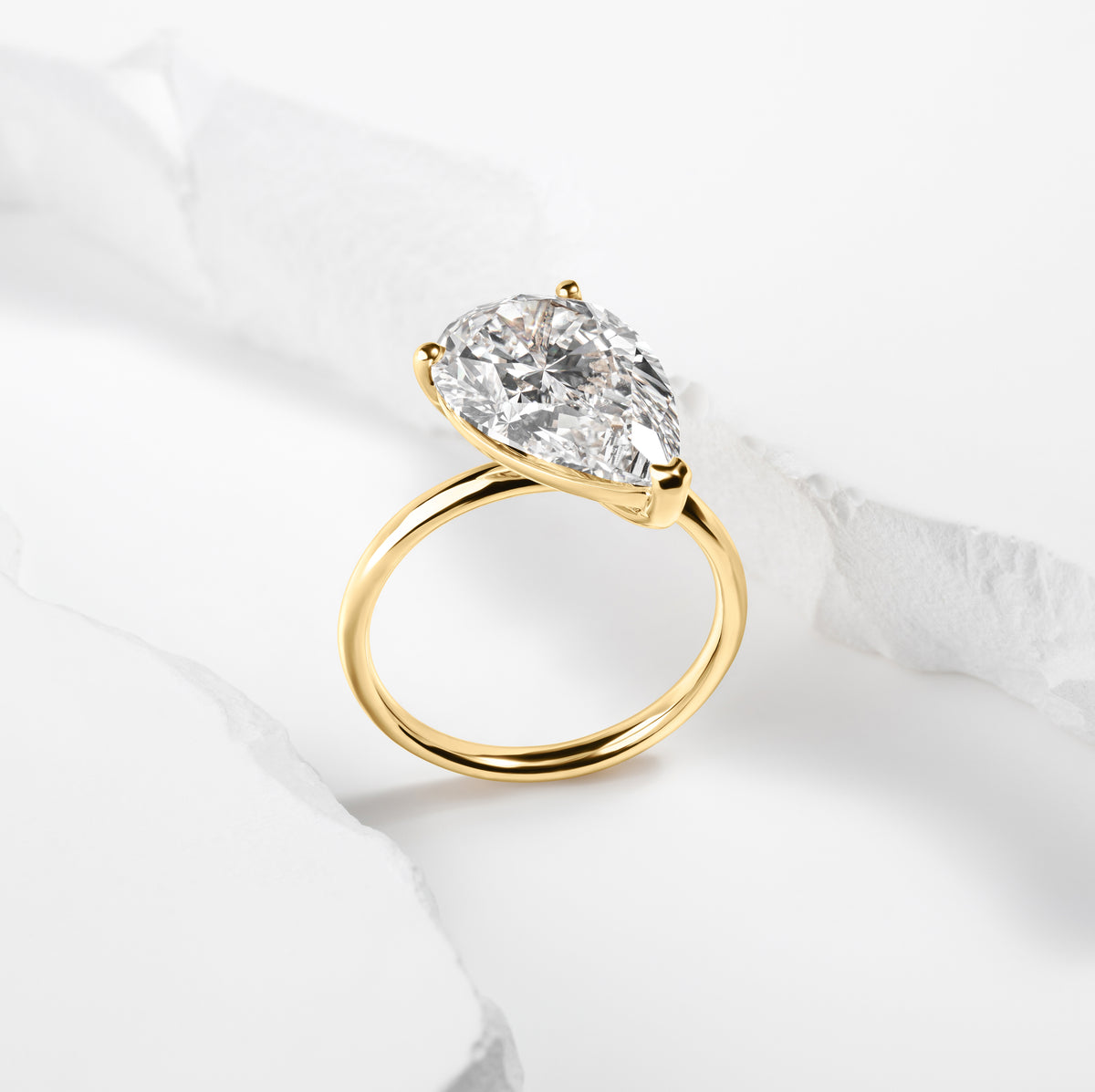 Offset Pear Solitaire