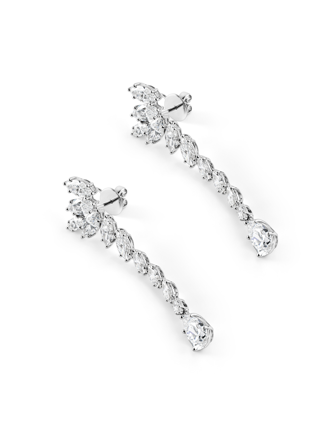 Emberleaf Pear and Marquise Drop Earrings
