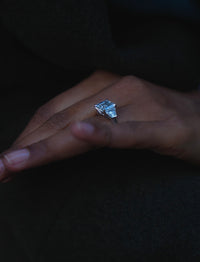 Sealed With A ‘X’ Asscher Ring - Lab Editions