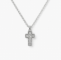 Princess Cut Small Cross