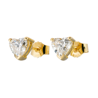 Timeless Heart Stud Earrings - Lab Editions