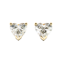 Timeless Heart Stud Earrings - Lab Editions