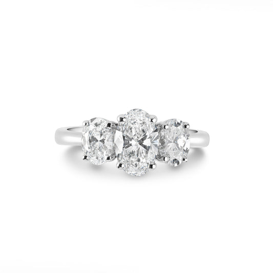 Trilogy Oval Cut Ring