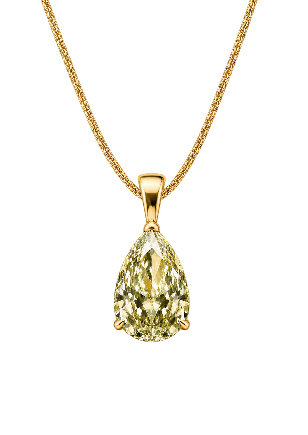Green Diamond Pendant